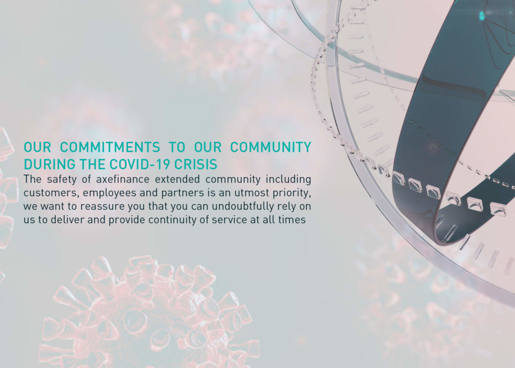 COVID-19 and axefinance Lending Solution Commitments